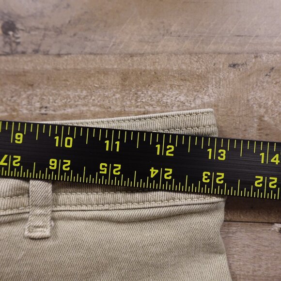 ZARA Cargo Pants Women’s US 4 Sage Khaki Utility Cropped Streetwear High Rise - Picture 6 of 9